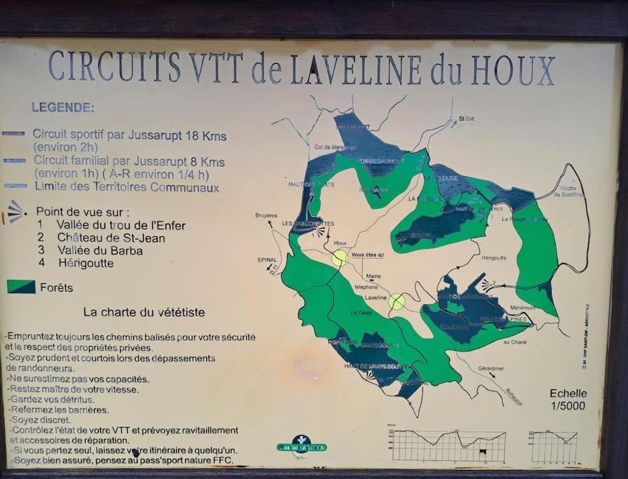 Gite Spa "La Foret Argentee" Proche Gerardmer Laveline-du-Houx Ngoại thất bức ảnh